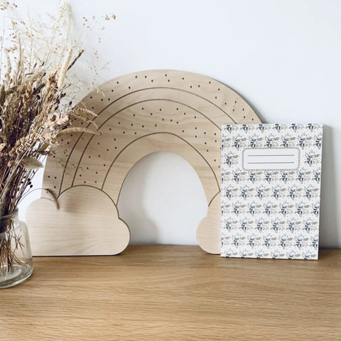 Carnet en papier A5 - Pages blanches - Le raton-laveur