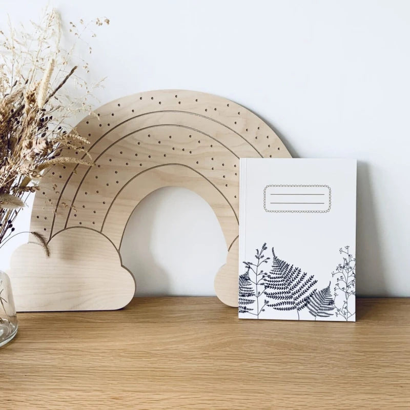 Carnet en papier A5 - Pages blanches - Botanique