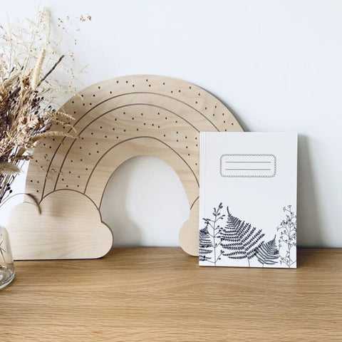 Carnet en papier A5 - Pages blanches - Botanique