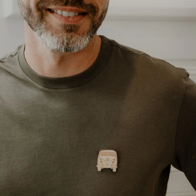 Broche en bois - Combi