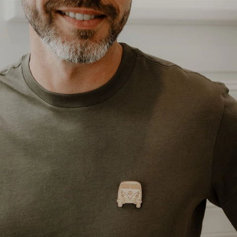 Broche en bois - Combi