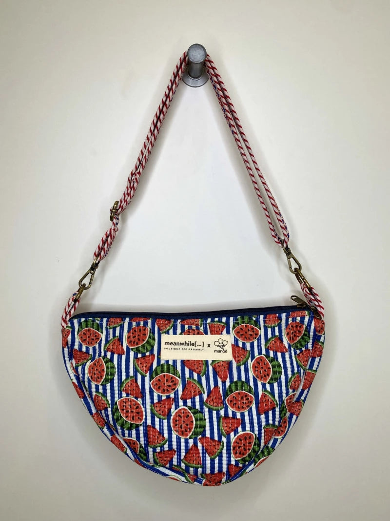 Sac demi lune pastèque - Manoë X Meanwhile Boutique (édition limitée)