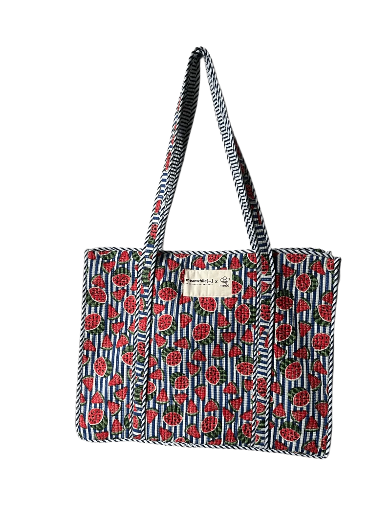Tote bag pastèque - Manoë x Meanwhile Boutique (édition limitée)