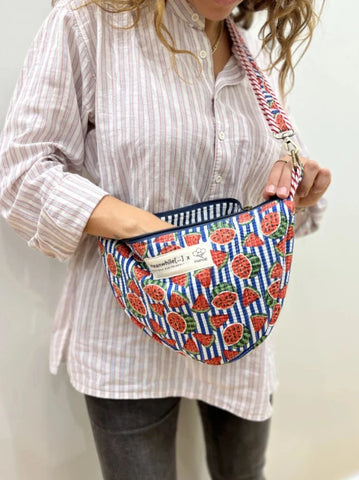 Sac demi lune pastèque - Manoë X Meanwhile Boutique (édition limitée)