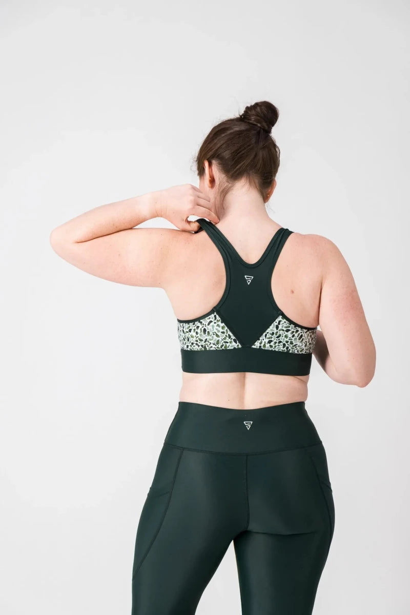 Brassière sport femme SKIN "Scotland" – maintien fort technique et écoresponsable