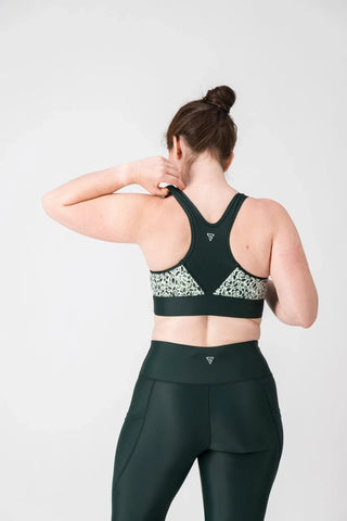 Brassière sport femme SKIN "Scotland" – maintien fort technique et écoresponsable