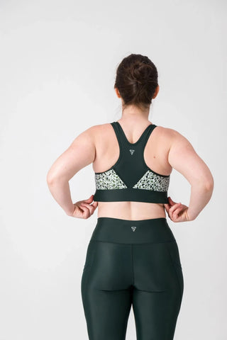 Brassière sport femme SKIN "Scotland" – maintien fort technique et écoresponsable