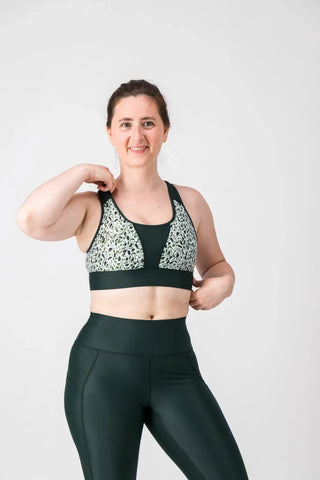 Brassière sport femme SKIN "Scotland" – maintien fort technique et écoresponsable