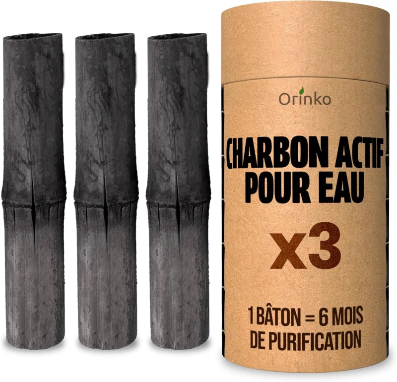 Charbon Takesumi de Bambou X3 - pour purifier l’Eau
