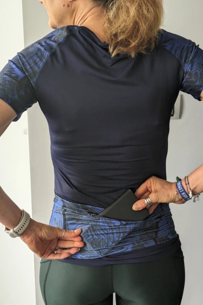 Ceinture de running femme "Mercure" -  pratique respirante et stylée, écoresponsable