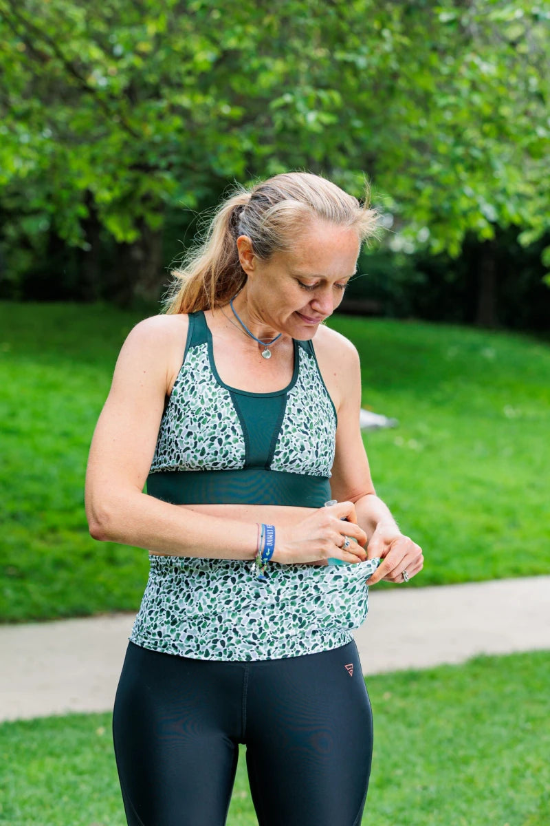 Ceinture de running femme "SCOTLAND" -  pratique respirante et stylée, écoresponsable