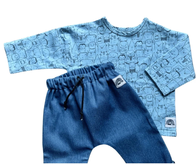 Tshirt Manches longues Petits Monstres - Moomie