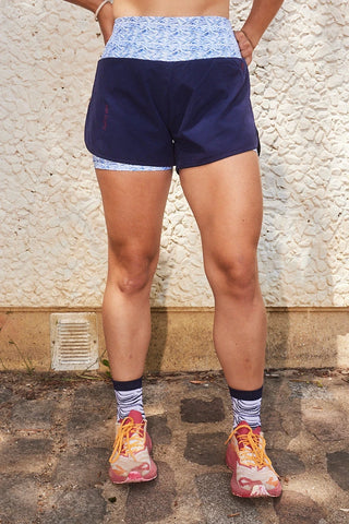 Chaussettes de sport femme mi-hautes – respirantes, anti-frottements, made in France & recyclées
