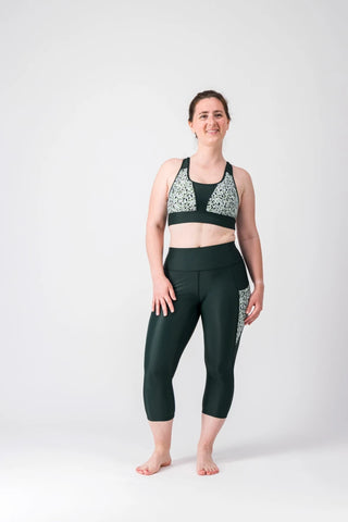 Legging 3/4 femme Scotland – technique, confortable et écoresponsable