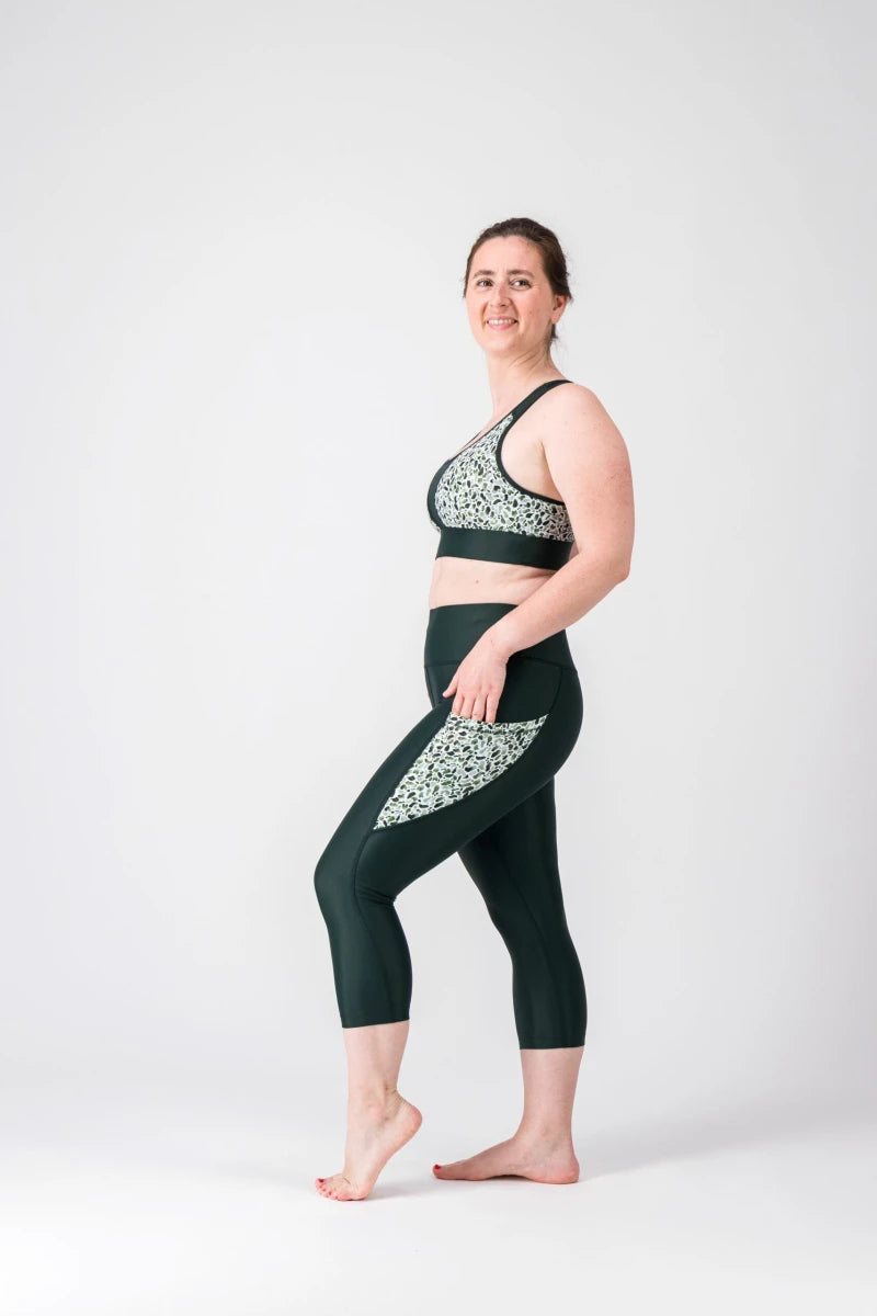 Legging 3/4 femme Scotland – technique, confortable et écoresponsable