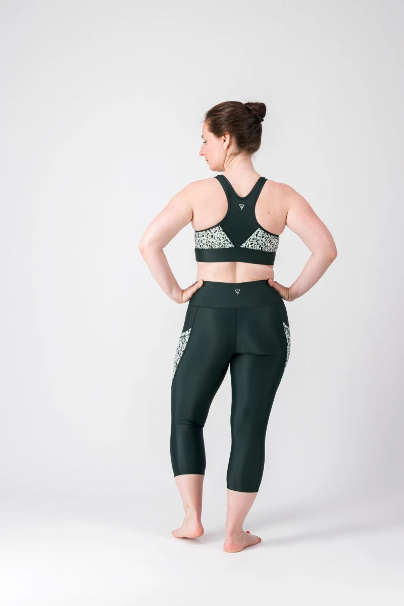 Legging 3/4 femme Scotland – technique, confortable et écoresponsable