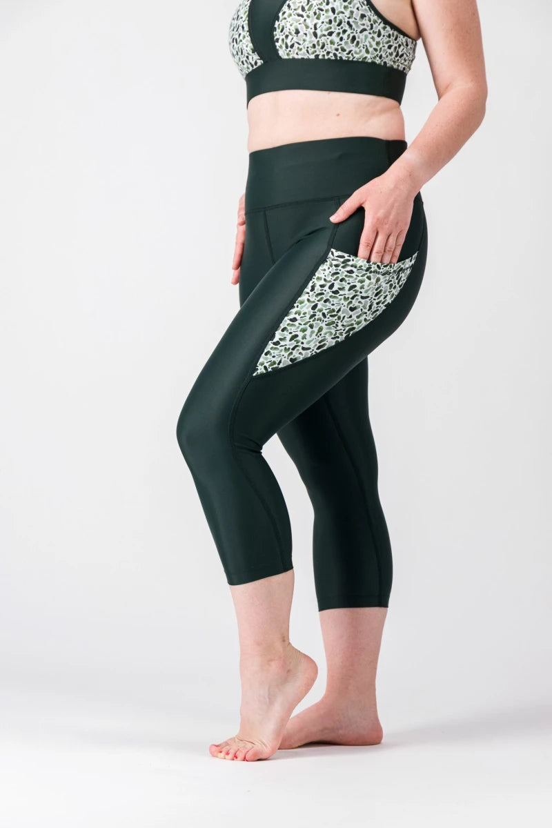 Legging 3/4 femme Scotland – technique, confortable et écoresponsable