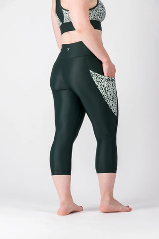 Legging 3/4 femme Scotland – technique, confortable et écoresponsable