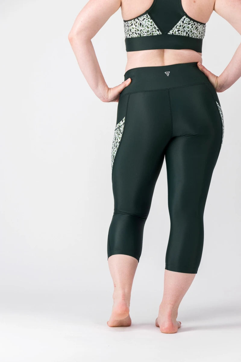 Legging 3/4 femme Scotland – technique, confortable et écoresponsable
