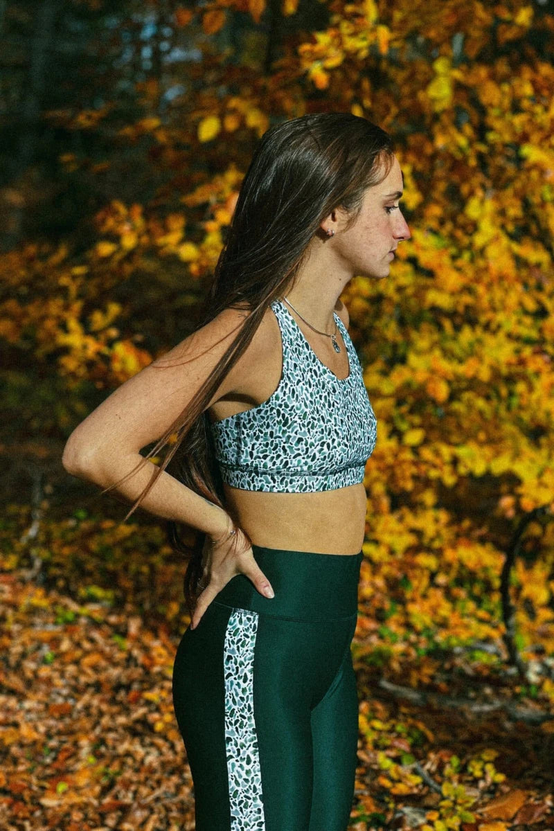 Legging sport femme FLY "Scotland" - Technique, respirant et taille haute, écoresponsable  avec poche zippée