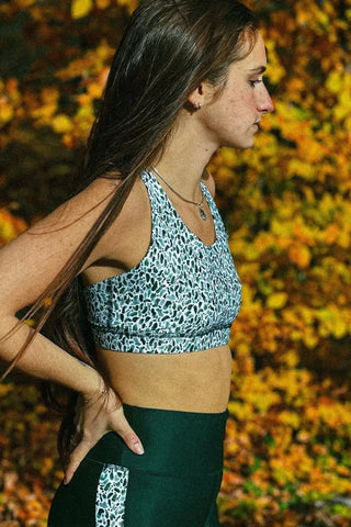 Brassière sport femme GAYA "Scotland" – maintien modéré, confort et style, écoresponsable