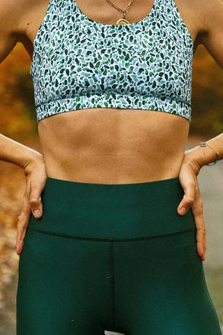 Brassière sport femme GAYA "Scotland" – maintien modéré, confort et style, écoresponsable