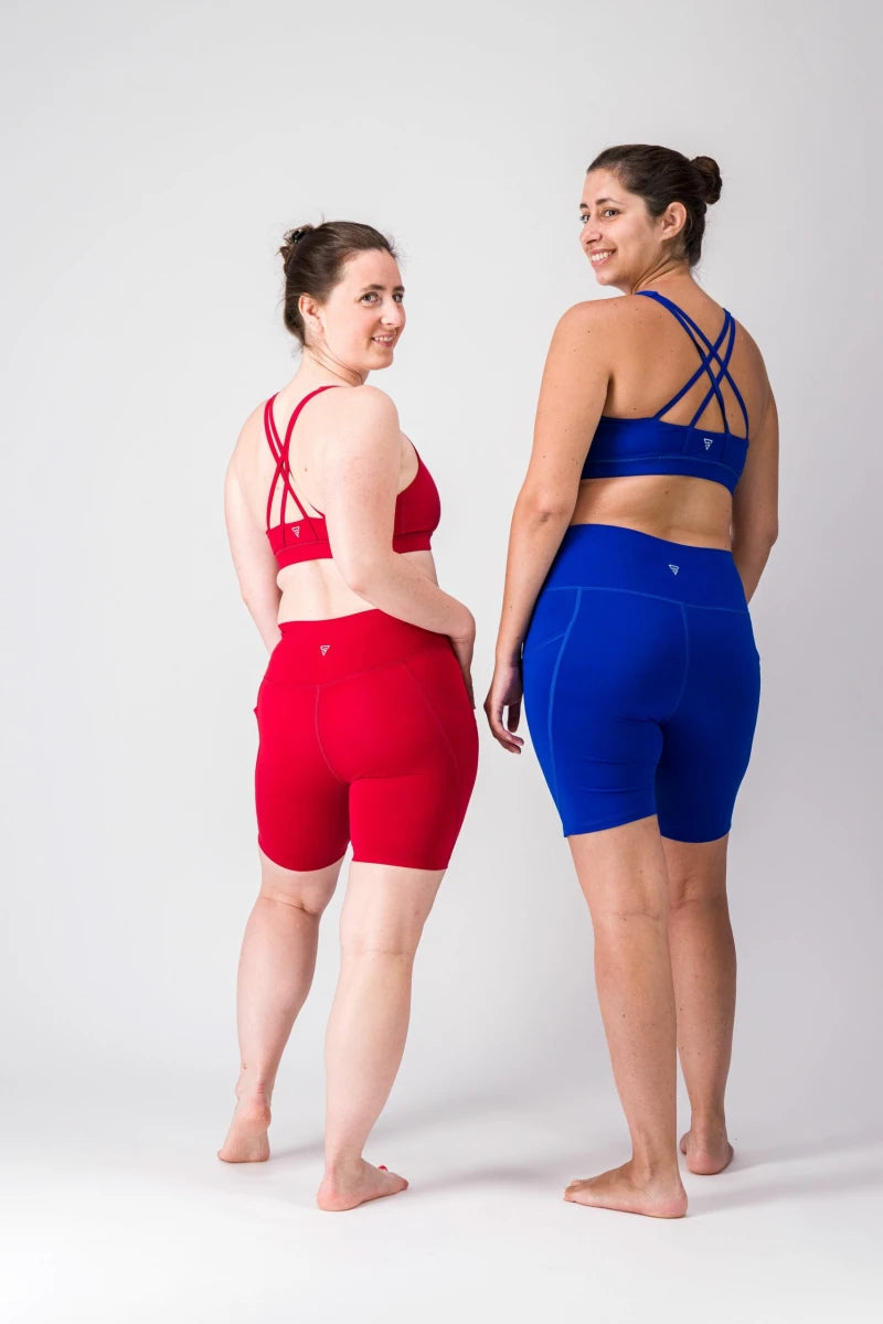 Brassière sport femme PHOENIX "La Lumineuse" – maintien, dos croisé et matière respirante