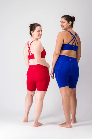 Brassière sport femme PHOENIX "La Lumineuse" – maintien, dos croisé et matière respirante