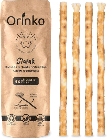 Bâtons de Siwak x4 - Brosse à dents 100% naturelle