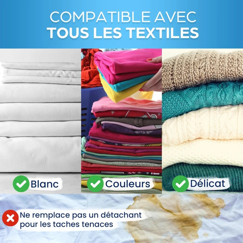 Lessive écologique Orinko – Billes de magnésium réutilisables, 350 lavages zéro déchet, hypoallergénique pour tous textiles, Sans Produits Chimiques