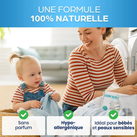 Lessive écologique Orinko – Billes de magnésium réutilisables, 350 lavages zéro déchet, hypoallergénique pour tous textiles, Sans Produits Chimiques