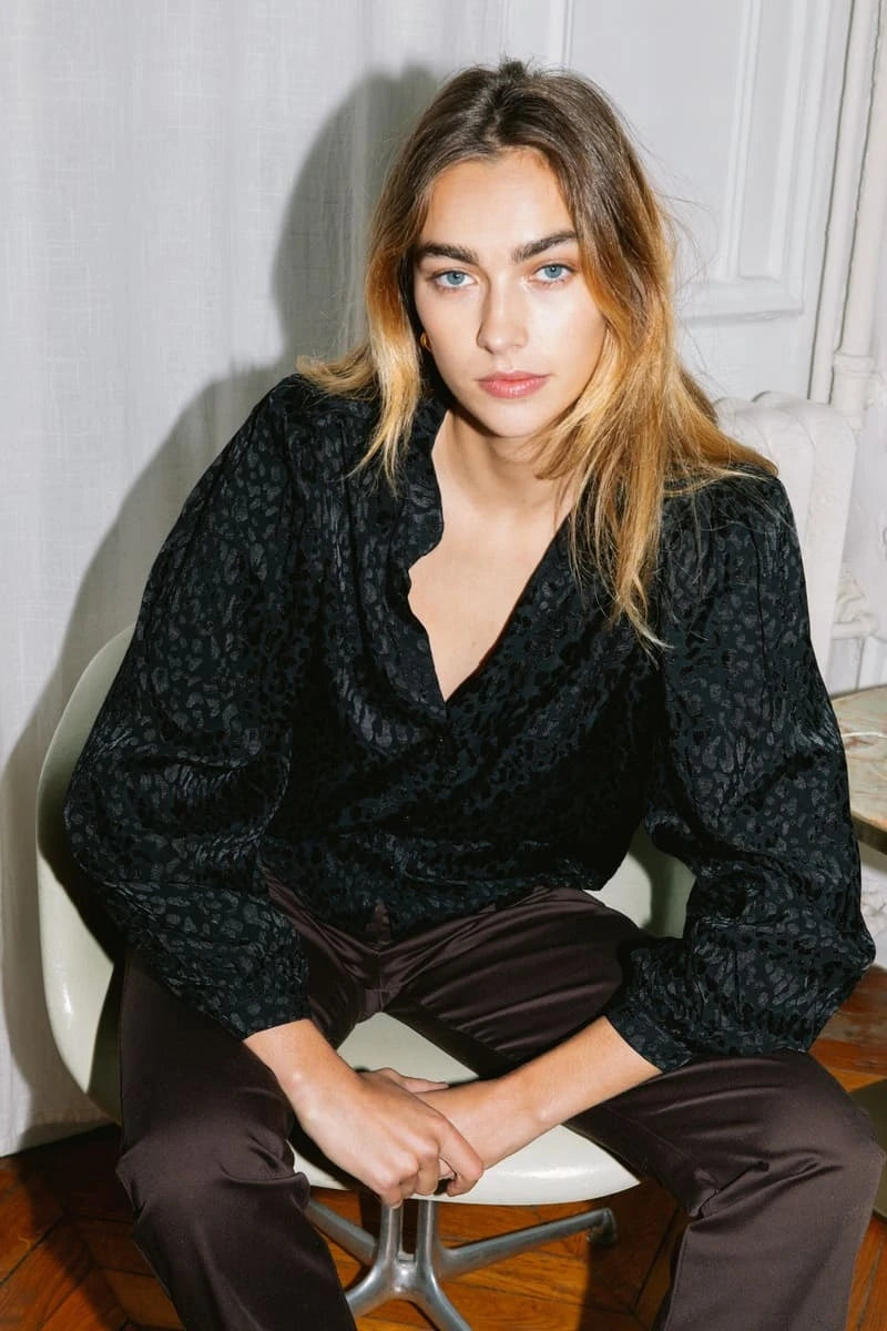 Blouse Hortensia noire