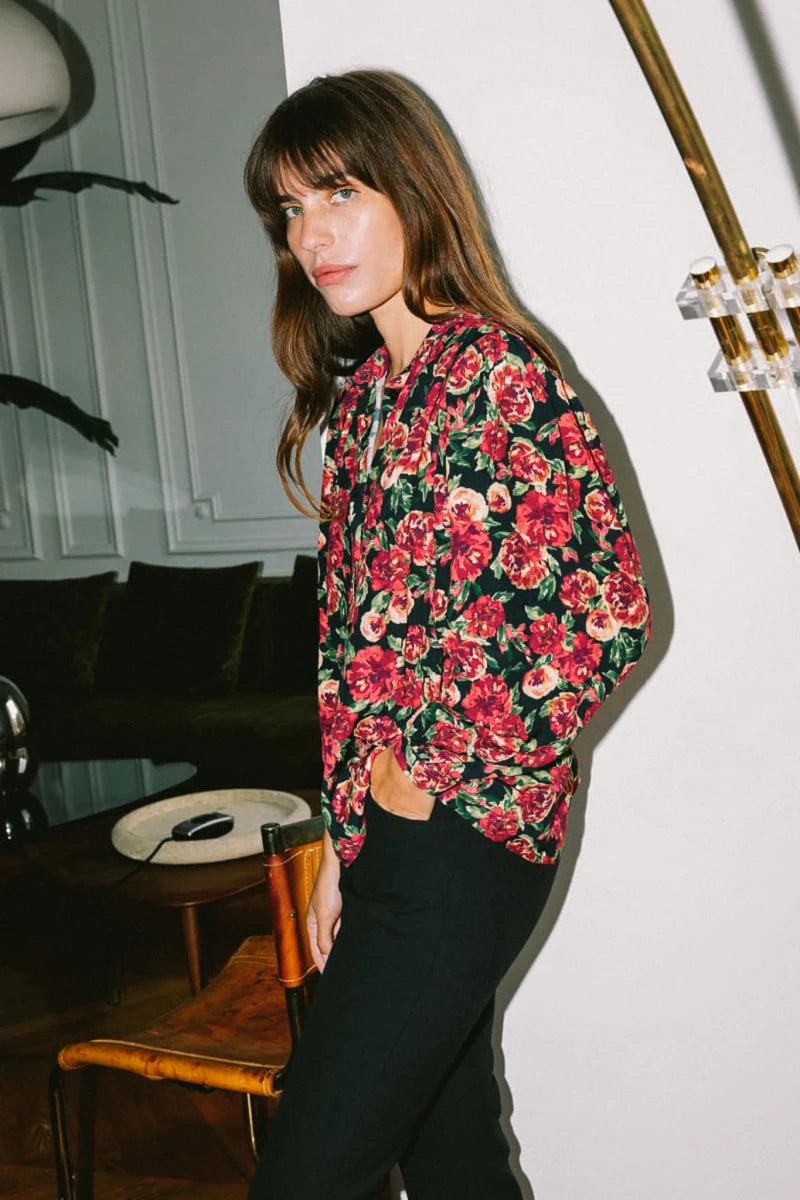 Blouse Hortensia rouge