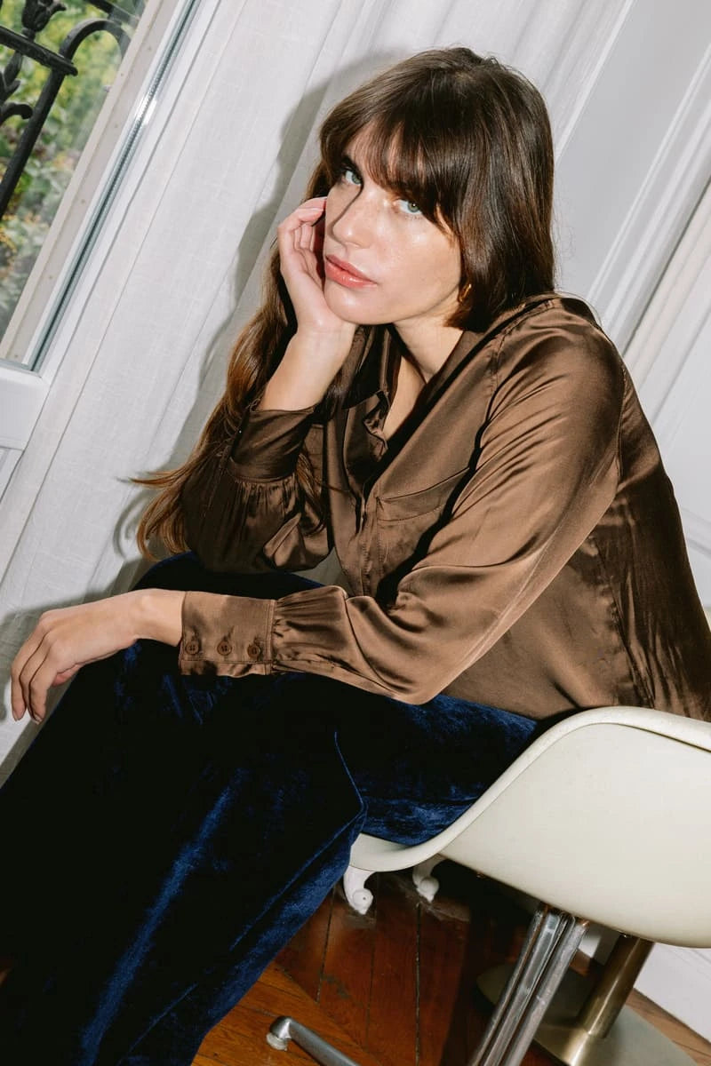 Chemise Kauri marron