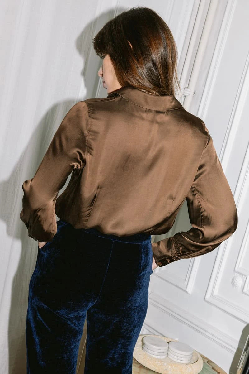 Chemise Kauri marron