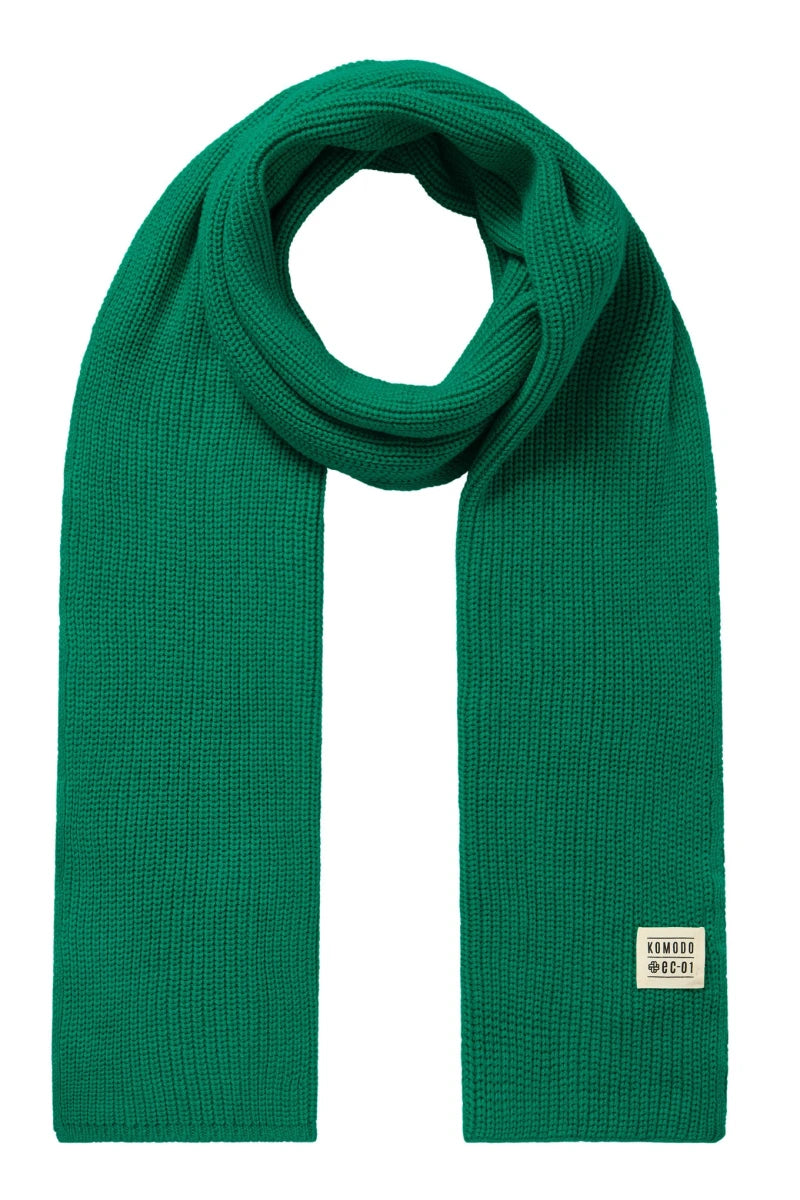 LONDON - GOTS Organic Cotton Scarf Bright Green