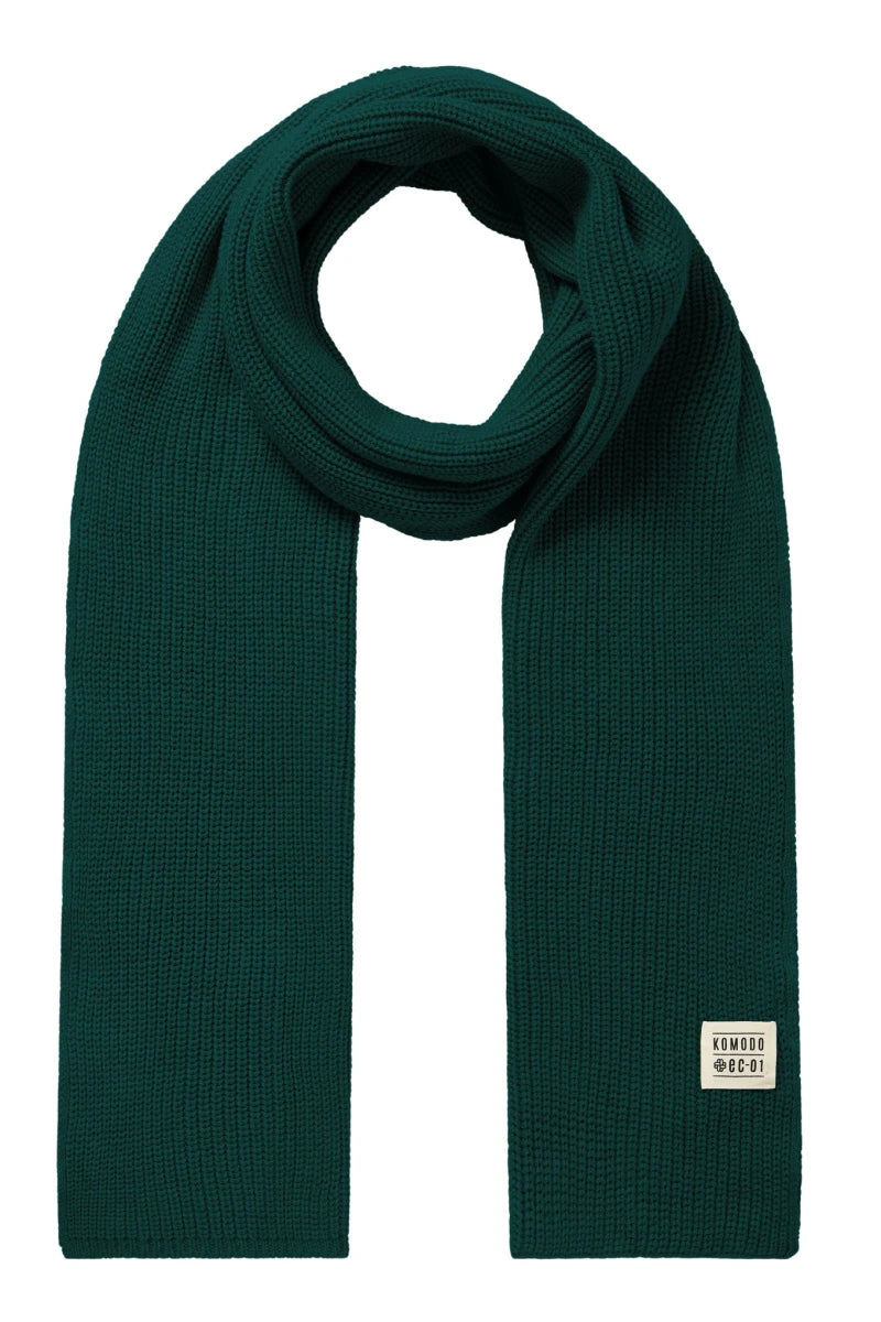 LONDON - GOTS Organic Cotton Scarf Green