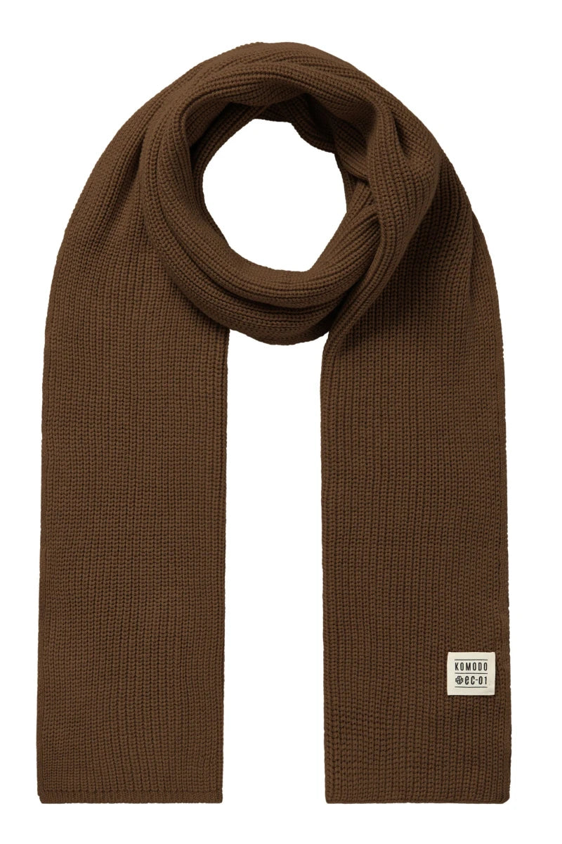 LONDON - GOTS Organic Cotton Scarf Hazelnut