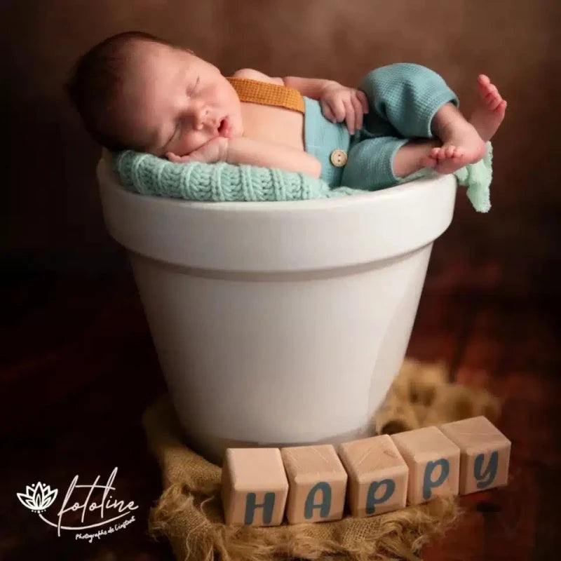 5 Cubes en Bois de 5cm x 5cm + 66 Stickers gris