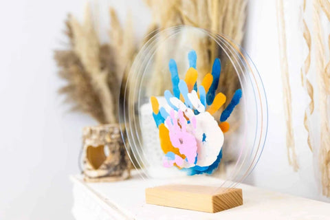 Kit Empreintes de mains pour 5 – Support Rectangulaire