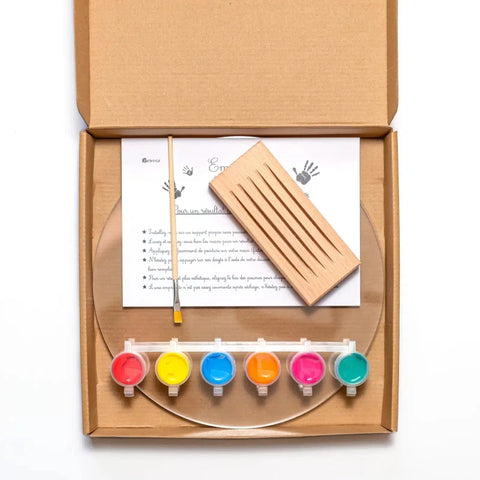 Kit Empreintes de mains pour 5 – Support Rectangulaire