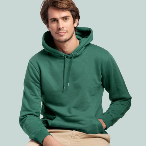 Le sweat capuche français mixte en coton bio