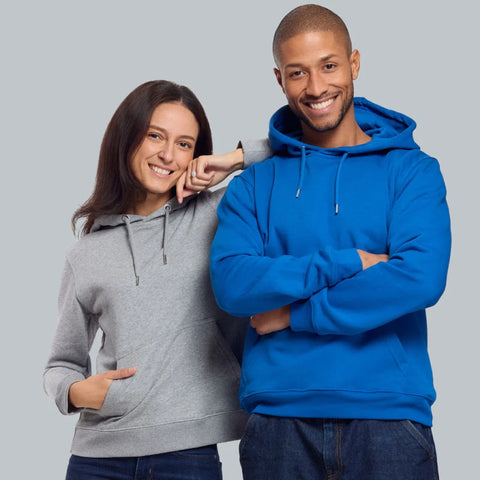 Le sweat capuche français mixte en coton bio