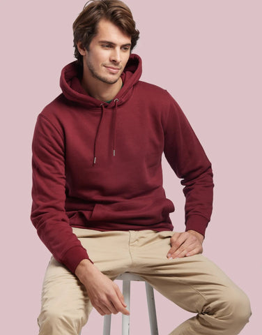 Le sweat capuche français mixte en coton bio