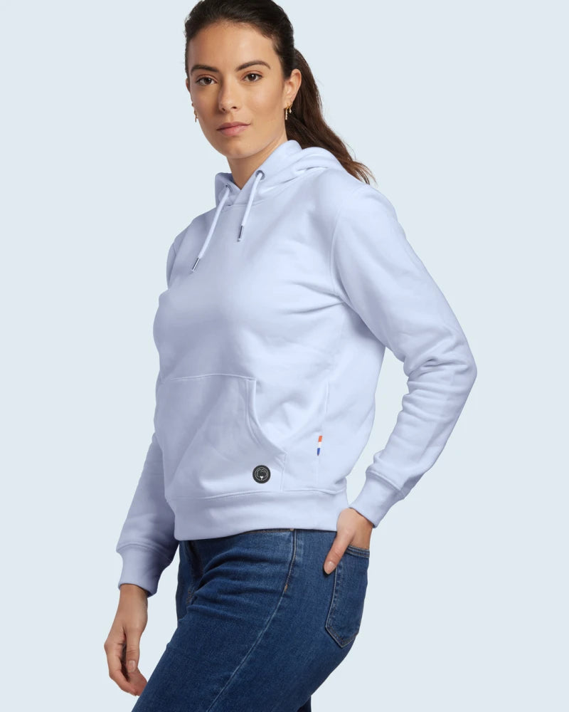 Le sweat capuche français mixte en coton bio