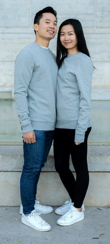 Le sweat français mixte en coton bio