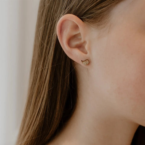 Boucles d'oreilles pailletées - Oiseaux