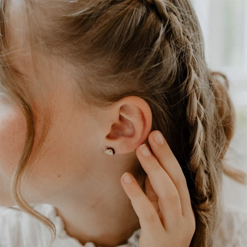Boucles d'oreilles en bois - Nuages