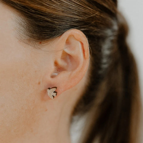 Boucles d'oreilles en bois - Hirondelles