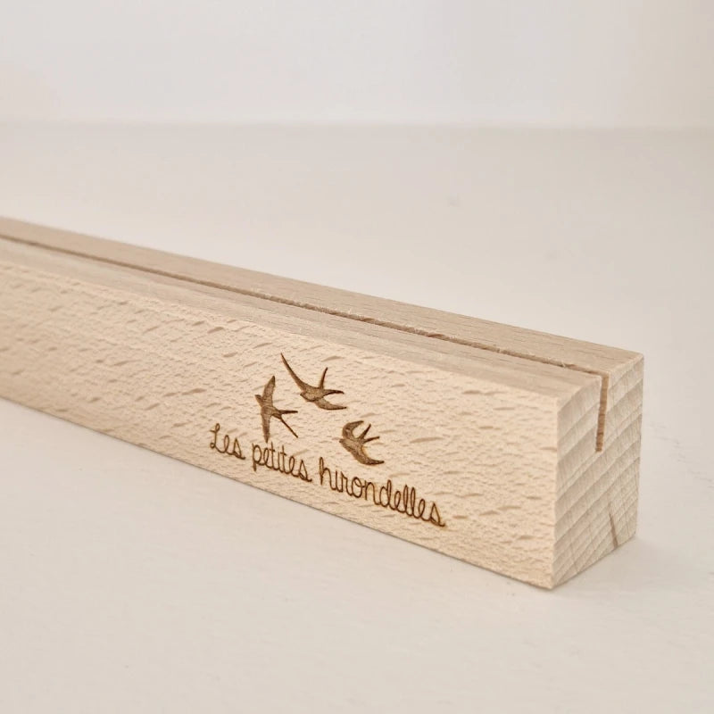Support de cartes en bois